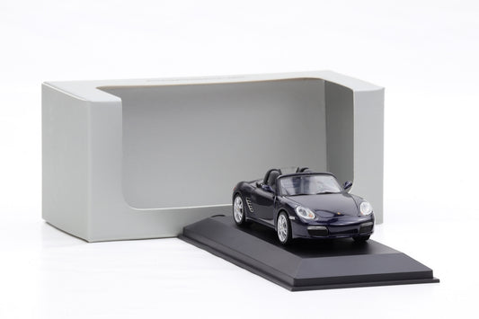 1:43 Schuco Porsche Boxster (987) 2005 blau DEALER WAP02020015