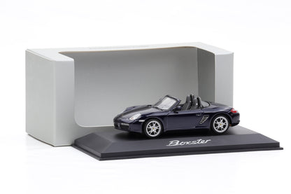 1:43 Schuco Porsche Boxster (987) 2005 blau DEALER WAP02020015