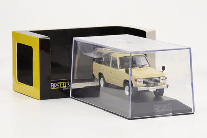 1:43 First Toyota Land Cruiser 60 Series beige 1982 diecast