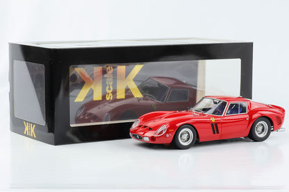 1:18 Ferrari 250 GTO 1962 Gran Turismo Omologato rojo escala KK diecast