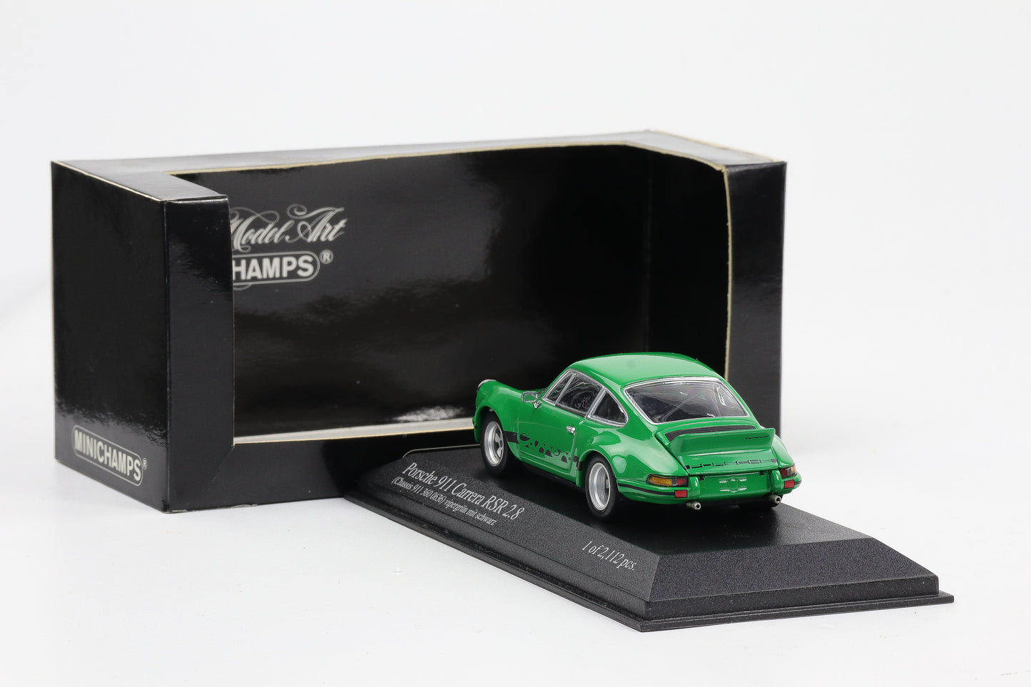 1:43 Minichamps Porsche 911 Carrera RSR 2.8 1973 vipergrün mit schwarz