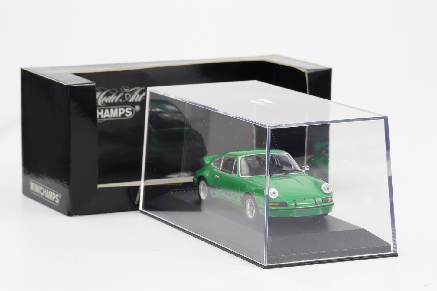 1:43 Minichamps Porsche 911 Carrera RSR 2.8 1973 vipergrün mit schwarz