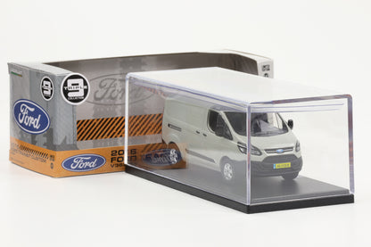 1:43 Greenlight 2016 Ford Transit Custom V362 grau metallic Triple 9