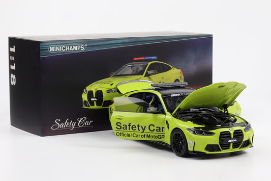 1:18 Minichamps BMW M4 G82 2020 Safety Car Sao Paulo Yellow full opening