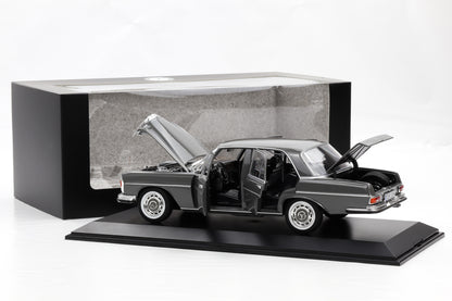 1:18 Norev Mercedes-Benz 280 SE W108 1968 Arabergrau DEALER + Vitrine