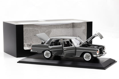 1:18 Norev Mercedes-Benz 280 SE W108 1968 Arabergrau DEALER + Vitrine