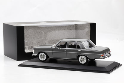 1:18 Norev Mercedes-Benz 280 SE W108 1968 Arabergrau DEALER + Vitrine