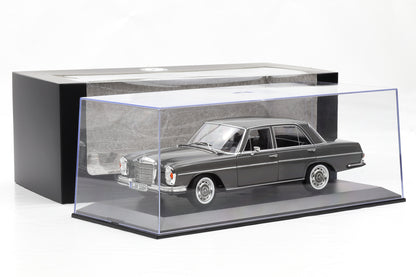 1:18 Norev Mercedes-Benz 280 SE W108 1968 Arabergrau DEALER + Vitrine