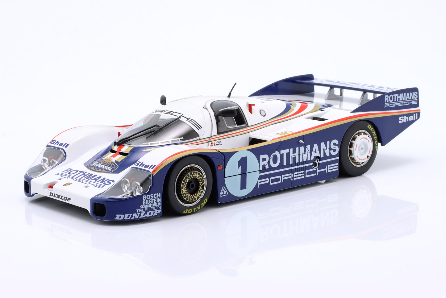 1:18 Werk83 956 LH Rothmans #1 Winner 24h LeMans 1982 Ickx Bell Giftbox