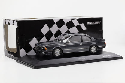 1:18 Minichamps BMW 635 CSi E24 Coupe 1982 grey metallic 155028106