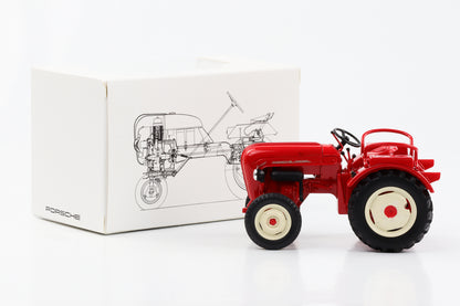 1:24 Porsche Diesel tractor Junior tractor indio rojo Welly