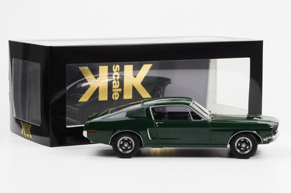 1:18 KK-Scale Ford Mustang GT Fastback 1968 like Bullitt Movie Steve McQueen