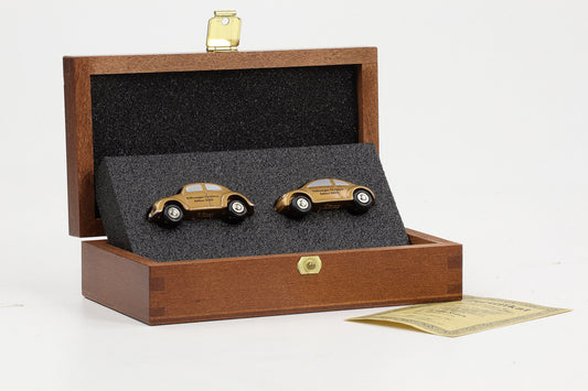 1:90 Schuco Piccolo Set VW Käfer + New Beetle Weihnachten 2002 Holzbox + Zertifikat Limitiert 1000 Stk.