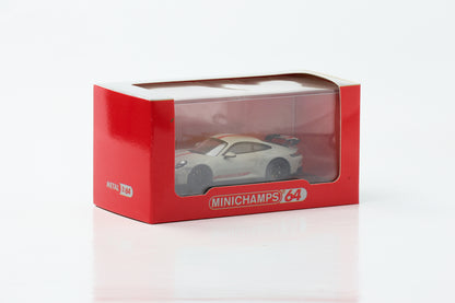 1:64 Porsche 911 992 GT3 2021 lápis Minichamps 64 fundido sob pressão