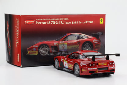 1:18 Kyosho Ferrari 575 GTC Team J.M.B. Estoril 2003 08393B
