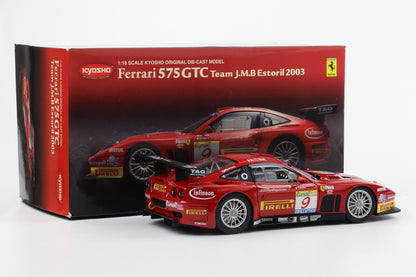 1:18 Kyosho Ferrari 575 GTC Team J.M.B. Estoril 2003 08393B