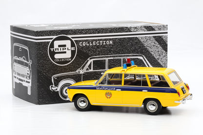 1:18 Triple9 Lada 2102 USSR Police 1972 T9-1800233