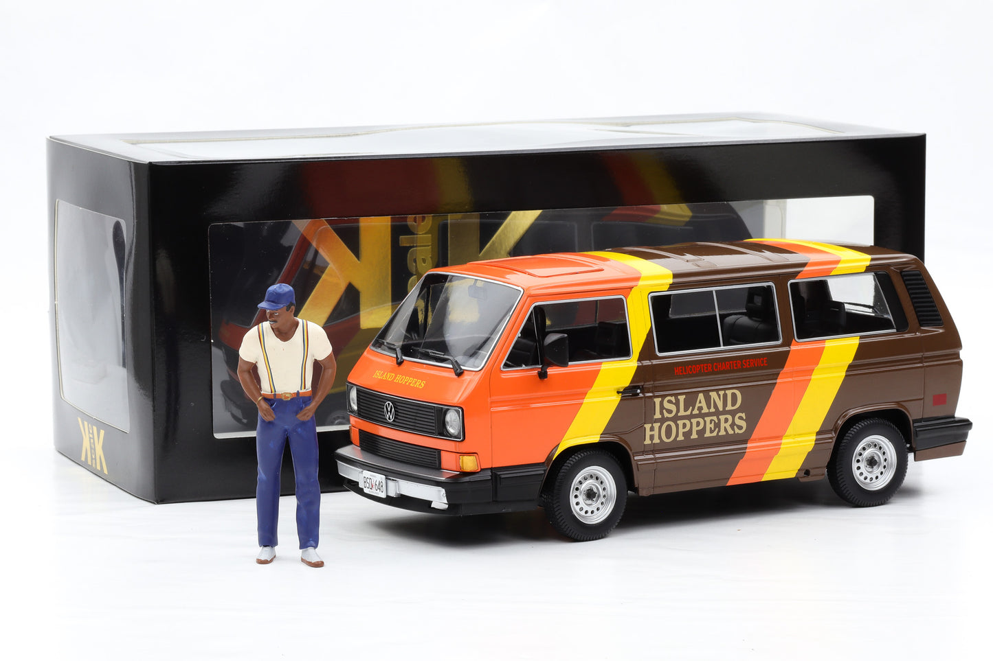 1:18 TC´s VW Vanagon GL T3 Island Hoppers TV-Series Magnum P.I. + Figur TC