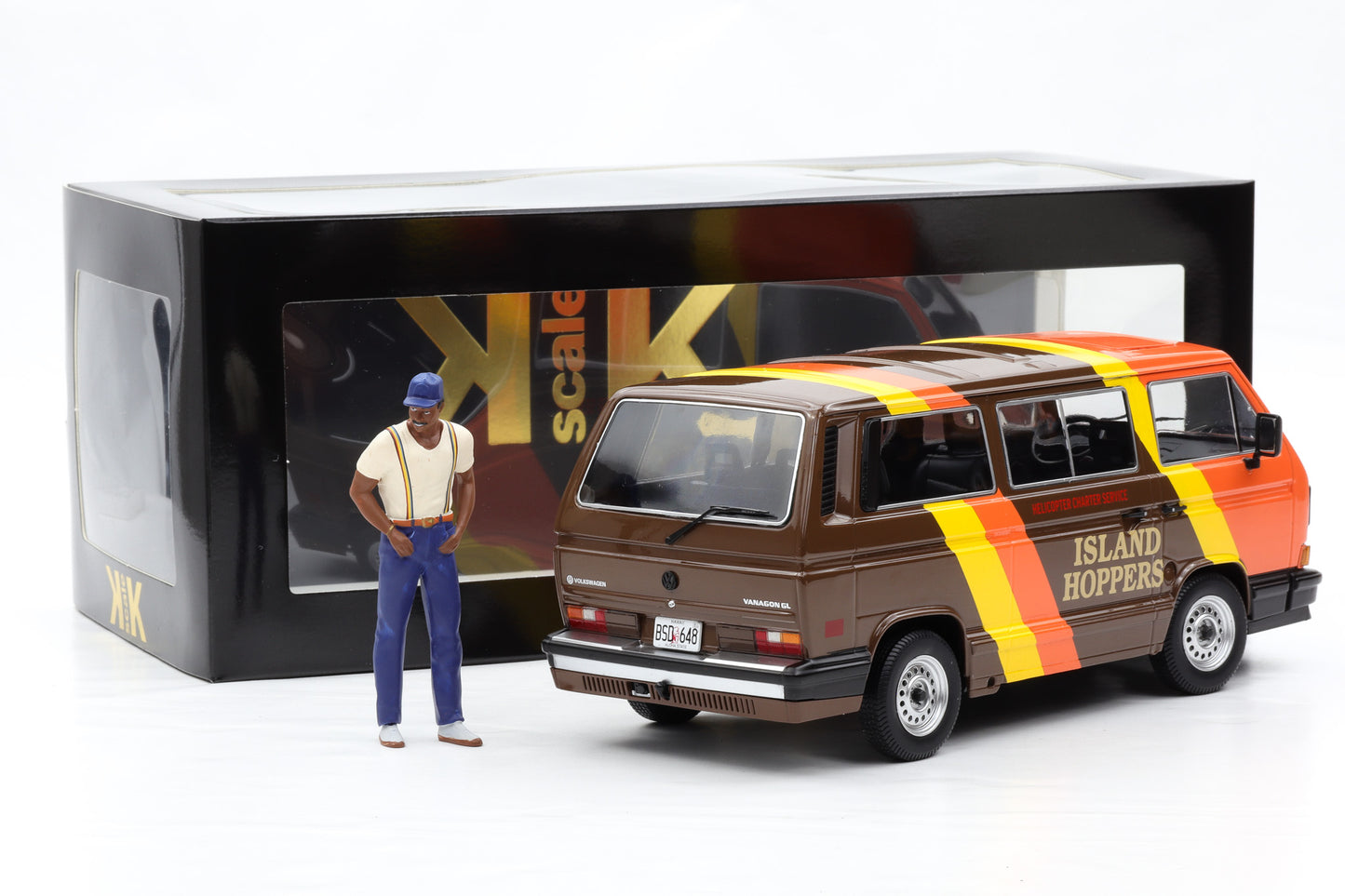 1:18 TC´s VW Vanagon GL T3 Island Hoppers TV-Series Magnum P.I. + Figur TC