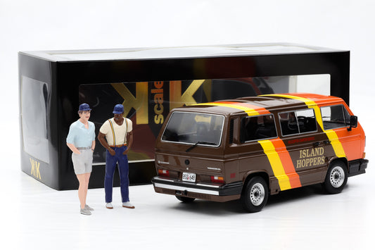 1:18 TC´s VW Vanagon GL T3 Island Hoppers TV Magnum P.I. Figuren TC Thomas incl.