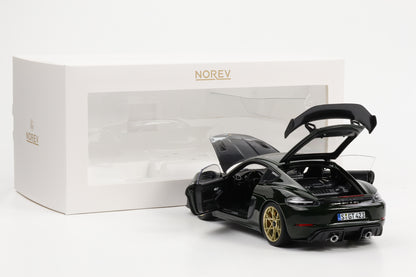 1:18 Norev Porsche 718 Cayman GT4 RS Weissachpaket brewstergreen 187250