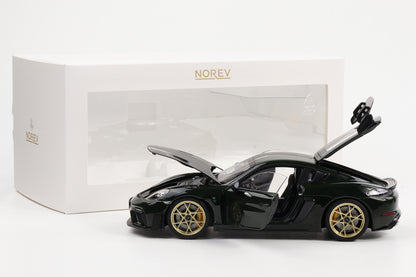 1:18 Norev Porsche 718 Cayman GT4 RS Weissachpaket brewstergreen 187250