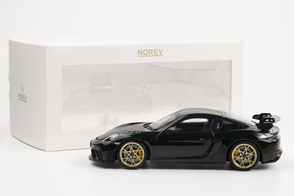 1:18 Norev Porsche 718 Cayman GT4 RS Weissachpaket brewstergreen 187250