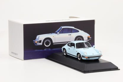1:43 Spark Porsche 911 Carrera 3.2 Glacier blue 1984 Museum MAP