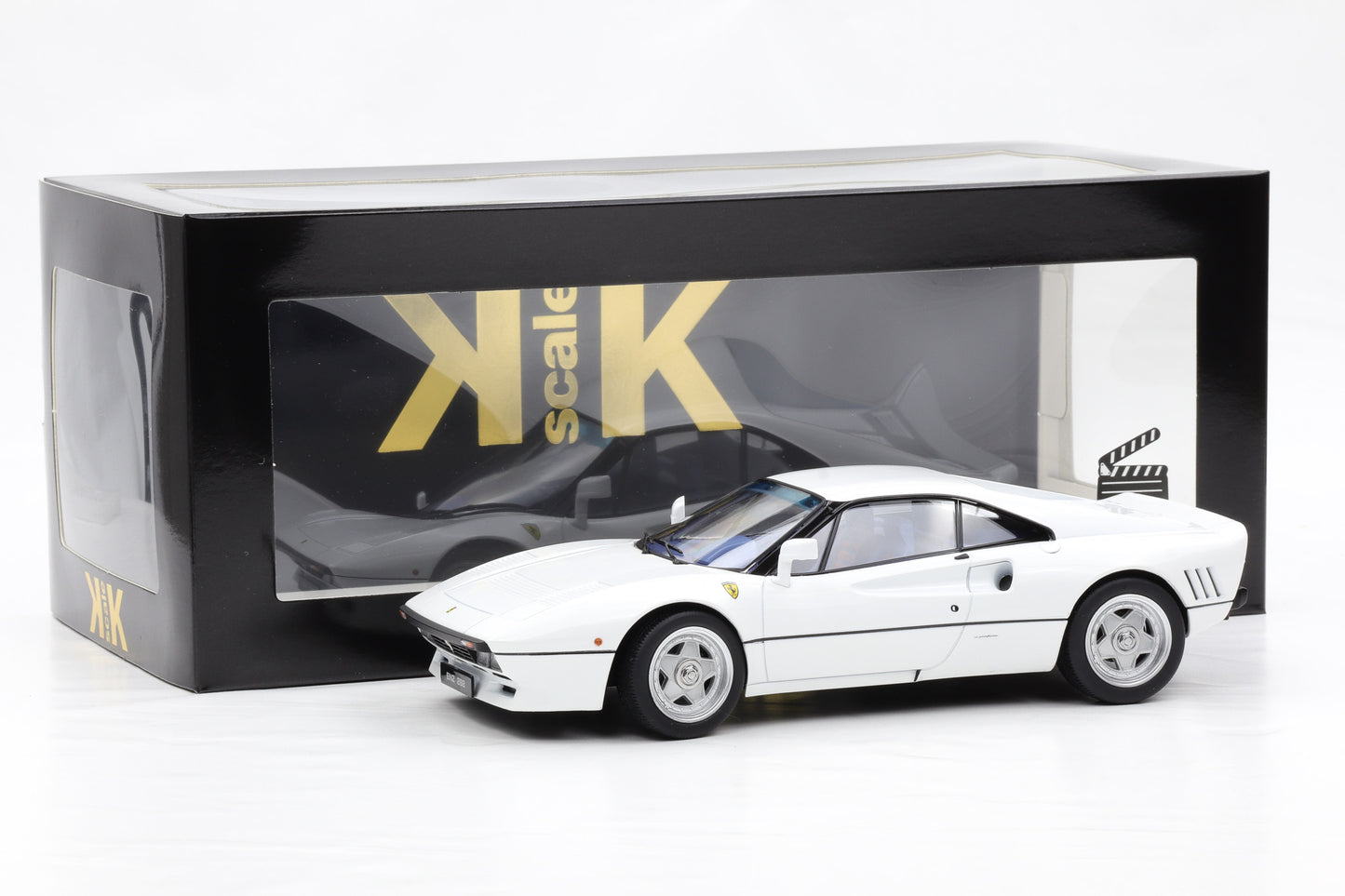 1:18 Ferrari Top Gear Chris Evans 288 GTO 1984 weiss KK-Scale diecast KKDC180416