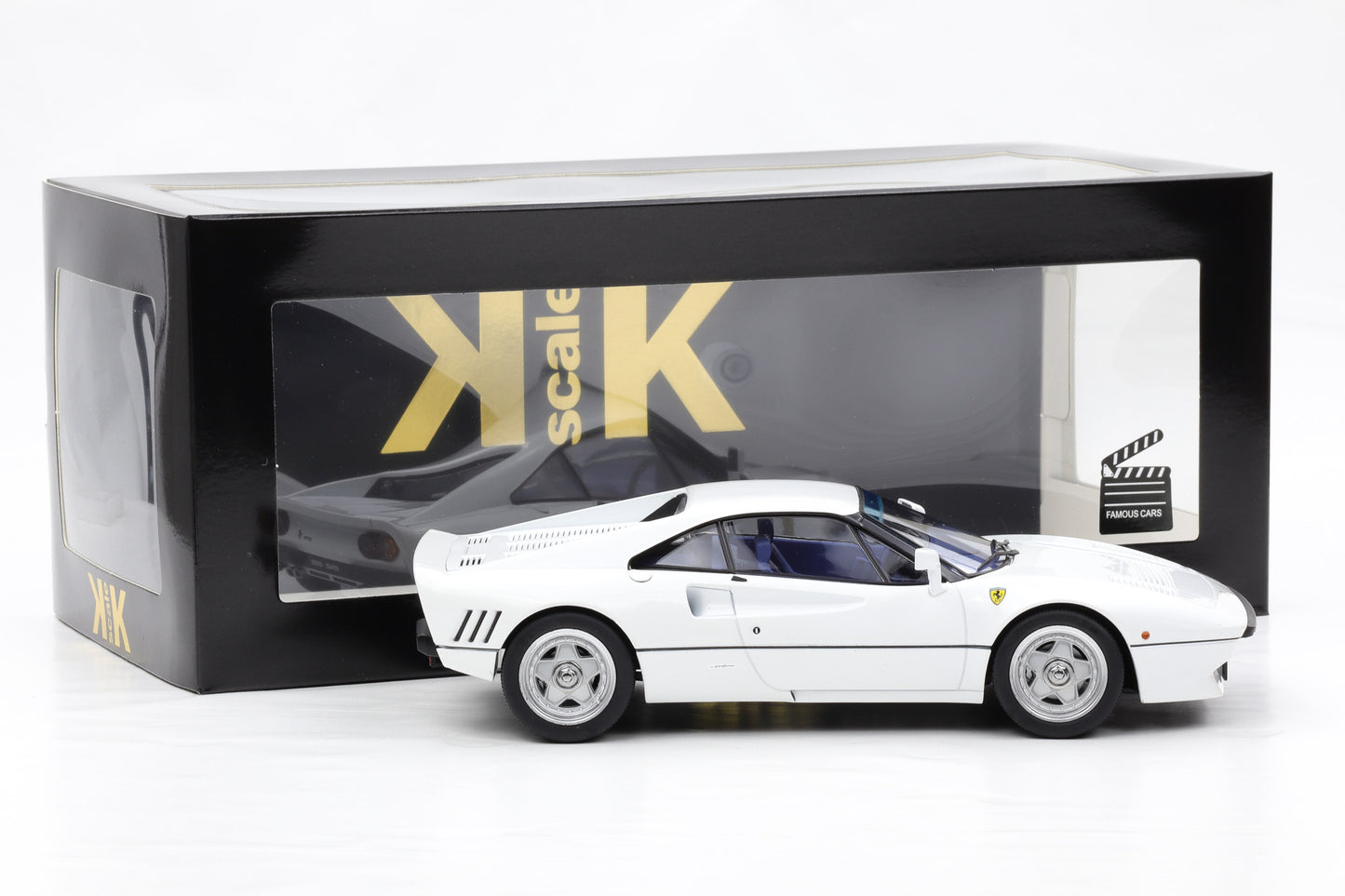 1:18 Ferrari Top Gear Chris Evans 288 GTO 1984 weiss KK-Scale diecast KKDC180416