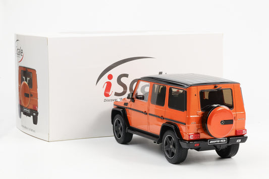1:18 iScale Mercedes-Benz AMG G63 W463 sunsetbeam orange 2016 Limited 600 pcs
