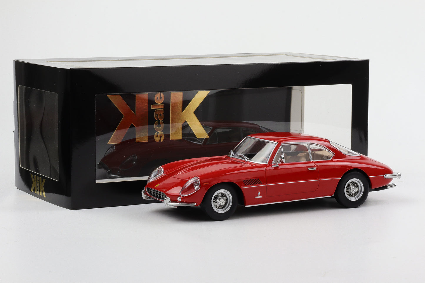 1:18 KK-Scale Ferrari 400 Superamerica Coupe Pininfarina 1962 rot diecast