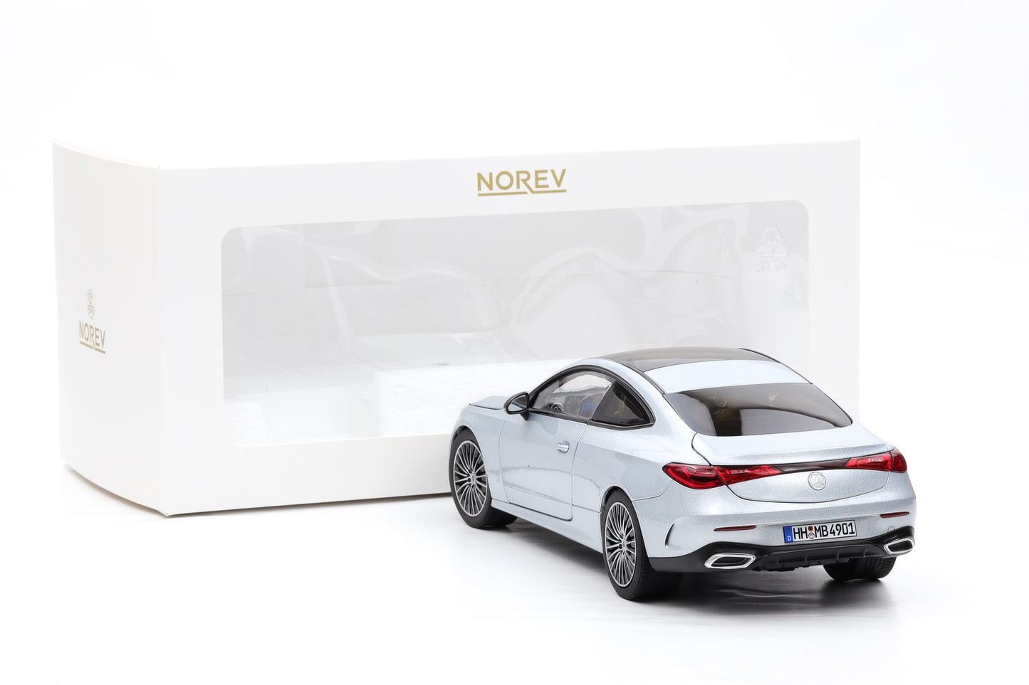 1:18 Norev Mercedes-Benz CLE Coupe C236 2024 Hightech silver metallic