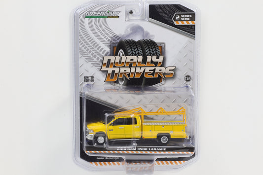1:64 Greenlight 2018 RAM 3500 Laramie gelb Dually Drivers Series 2