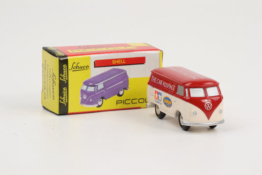 1:90 Schuco Piccolo VW T1 Bus Bulli The Car Alliance Tamiya Carson rot-weiß