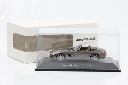 1:43 Mercedes-Benz SLS AMG Roadster AMG Monza grau magno Schuco B66960036