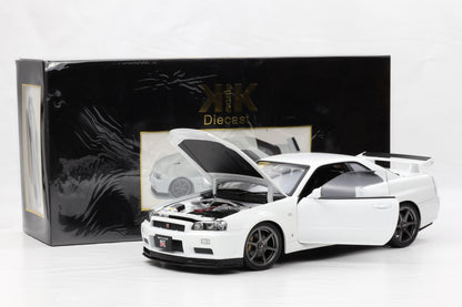 1:12 Nissan Skyline GT-R (R34) V-Spec II OEM-Felgen 2001 weiss KK Scale