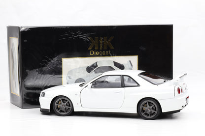 1:12 Nissan Skyline GT-R (R34) V-Spec II OEM-Felgen 2001 weiss KK Scale