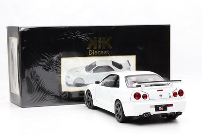 1:12 Nissan Skyline GT-R (R34) V-Spec II OEM-Felgen 2001 weiss KK Scale