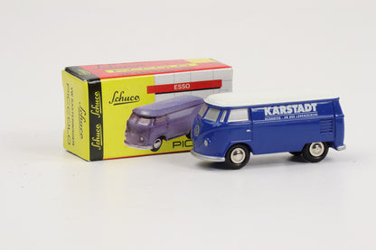 1:90 Schuco Piccolo VW T1 Bus Bulli Karstadt Nürnberg blau Art.Nr. 77400-B