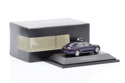 1:87 Mercedes-Benz S-Class V223 azul náutico Herpa Dealer B6 696 0629