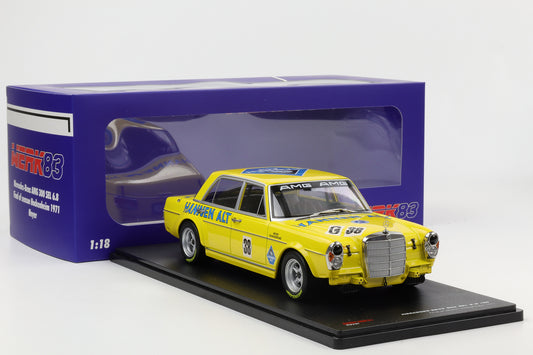1:18 Mercedes-Benz AMG 300 SEL 6.8 #38 Hannen Alt Hockenheim 1971 Heyer Werk83