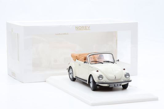 1:18 Norev VW Volkswagen Käfer 1303 Cabriolet 1973 Cream white