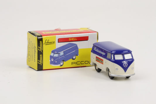 1:90 Schuco Piccolo VW T1 Bus Bulli Oldtimer Praxis Werkstattwagen blau-weiß