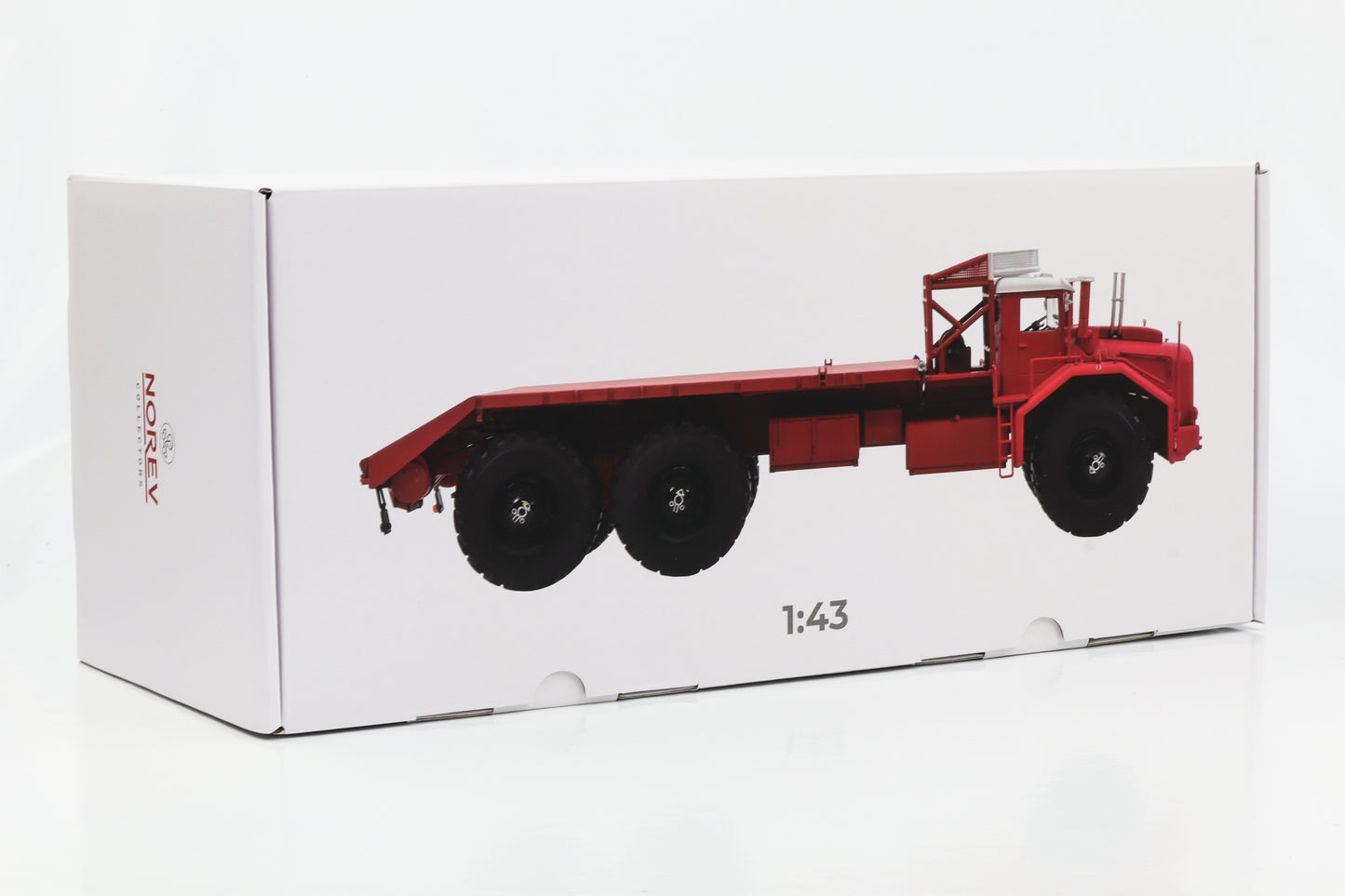 1:43 Berliet T100 without side curtain No. 1 red 1960 Norev 690039