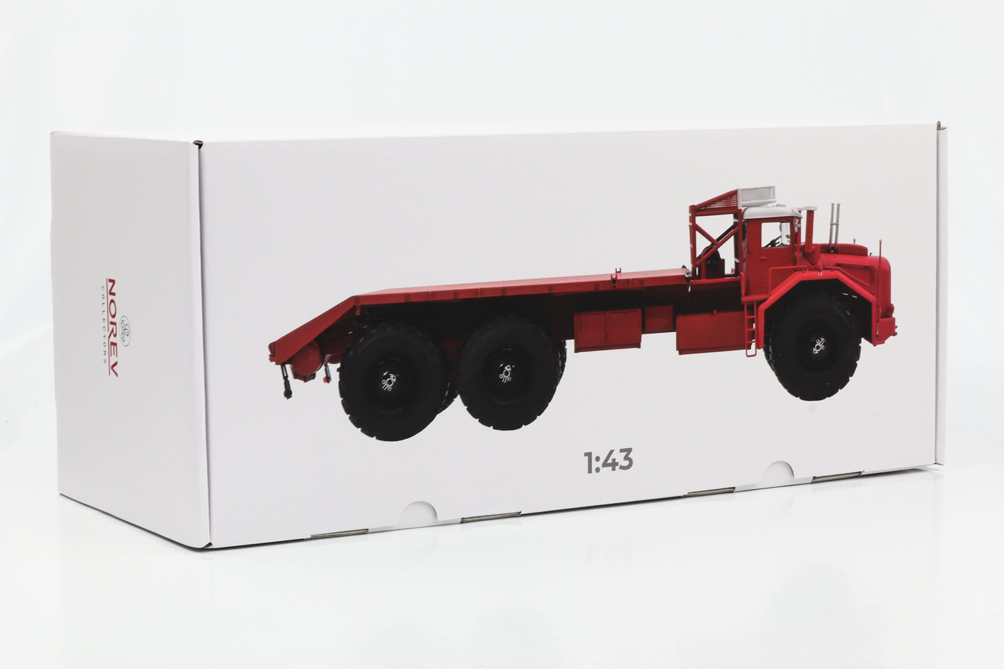 1:43 Berliet T100 sem lona lateral No. 1 vermelho 1960 Norev 690039