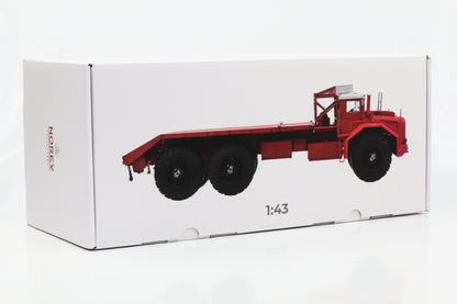 1:43 Berliet T100 senza telone laterale n. 1 rosso 1960 Norev 690039