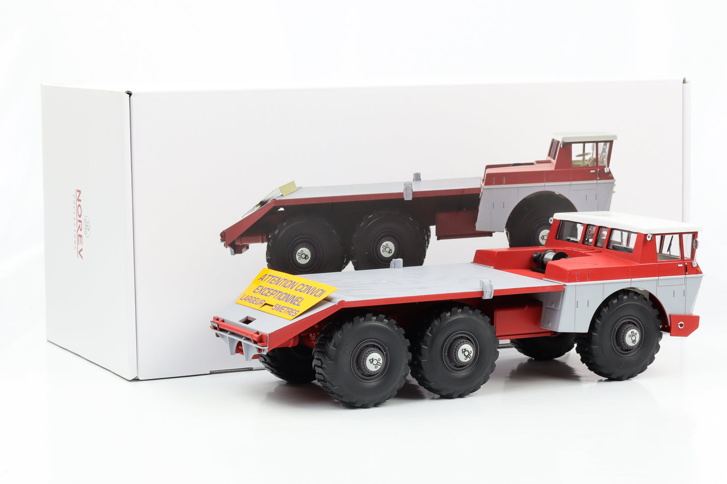 1:43 Berliet T100 LKW "Auf dem Weg nach Tulsa" Nr. 4 rot 1959 Norev 690043