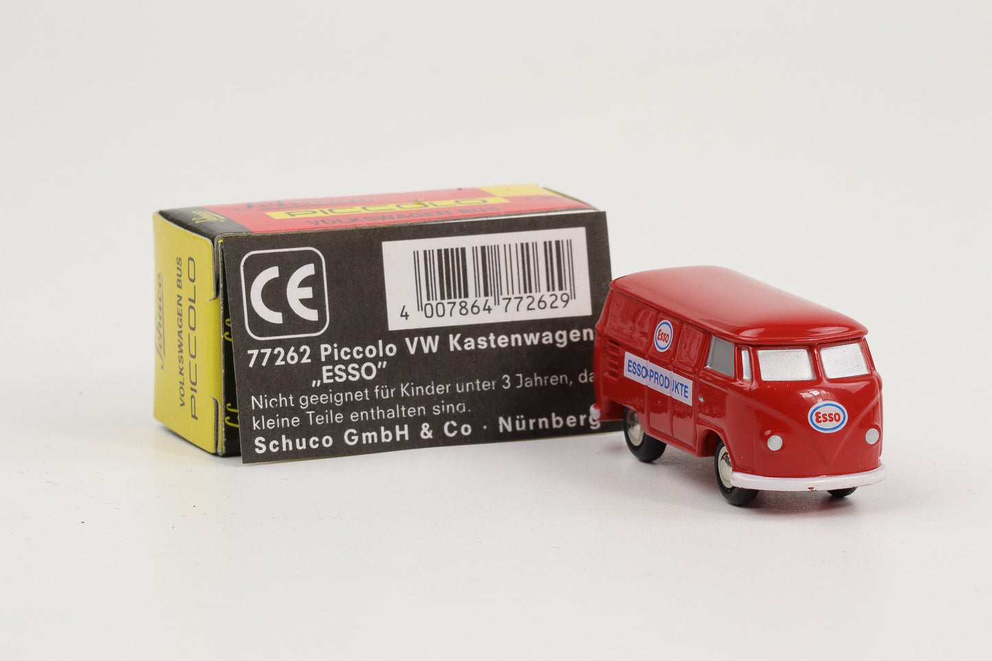 1:90 Schuco Piccolo VW T1 Bus Bulli ESSO Tankstellen rot Art.Nr. 77262-R