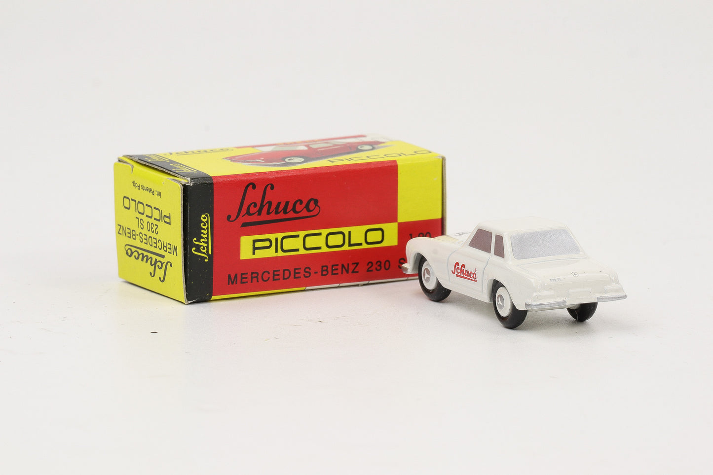 1:90 Schuco Piccolo Mercedes-Benz 230 SL Messe 2003 weiß